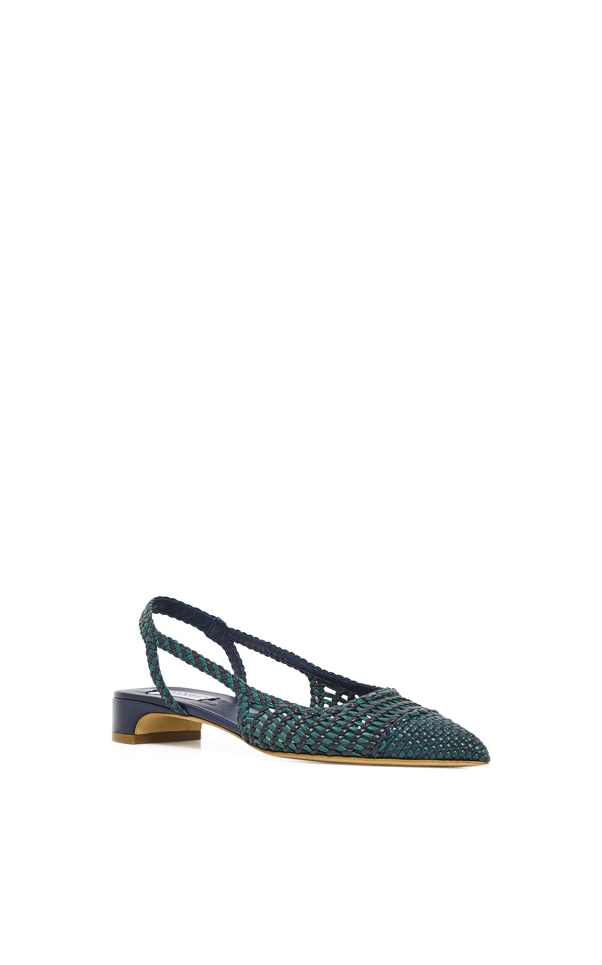 Perro Slide en noir goat cuir