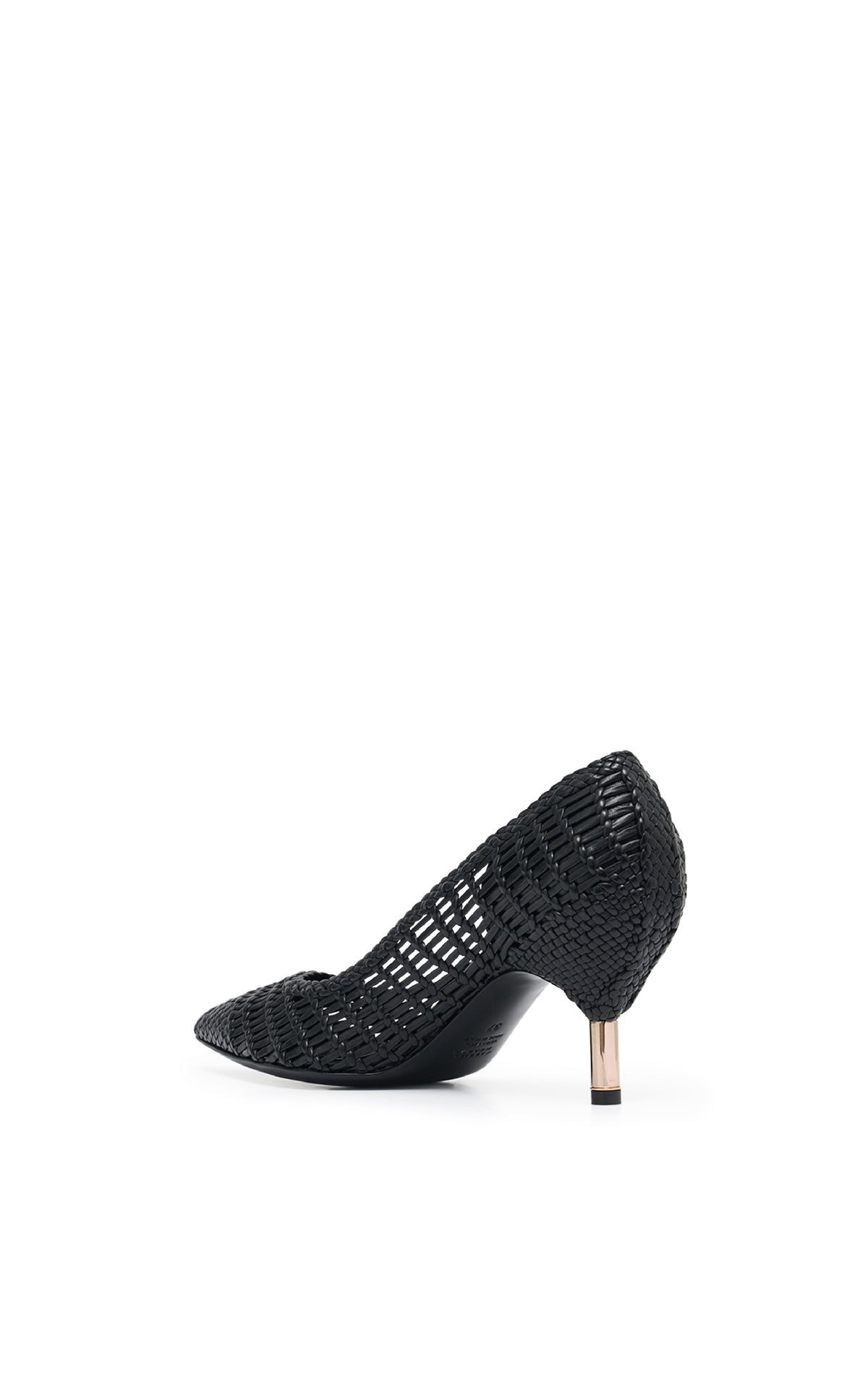 Andres Heel en noir goat cuir