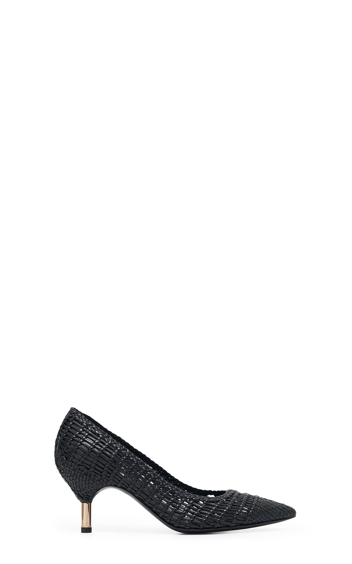 Andres Heel en noir goat cuir
