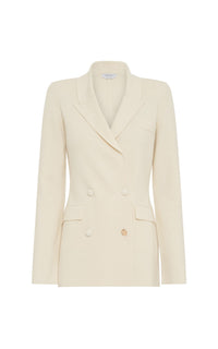 Ivory / Veste blazer Bowen en laine - Ivory