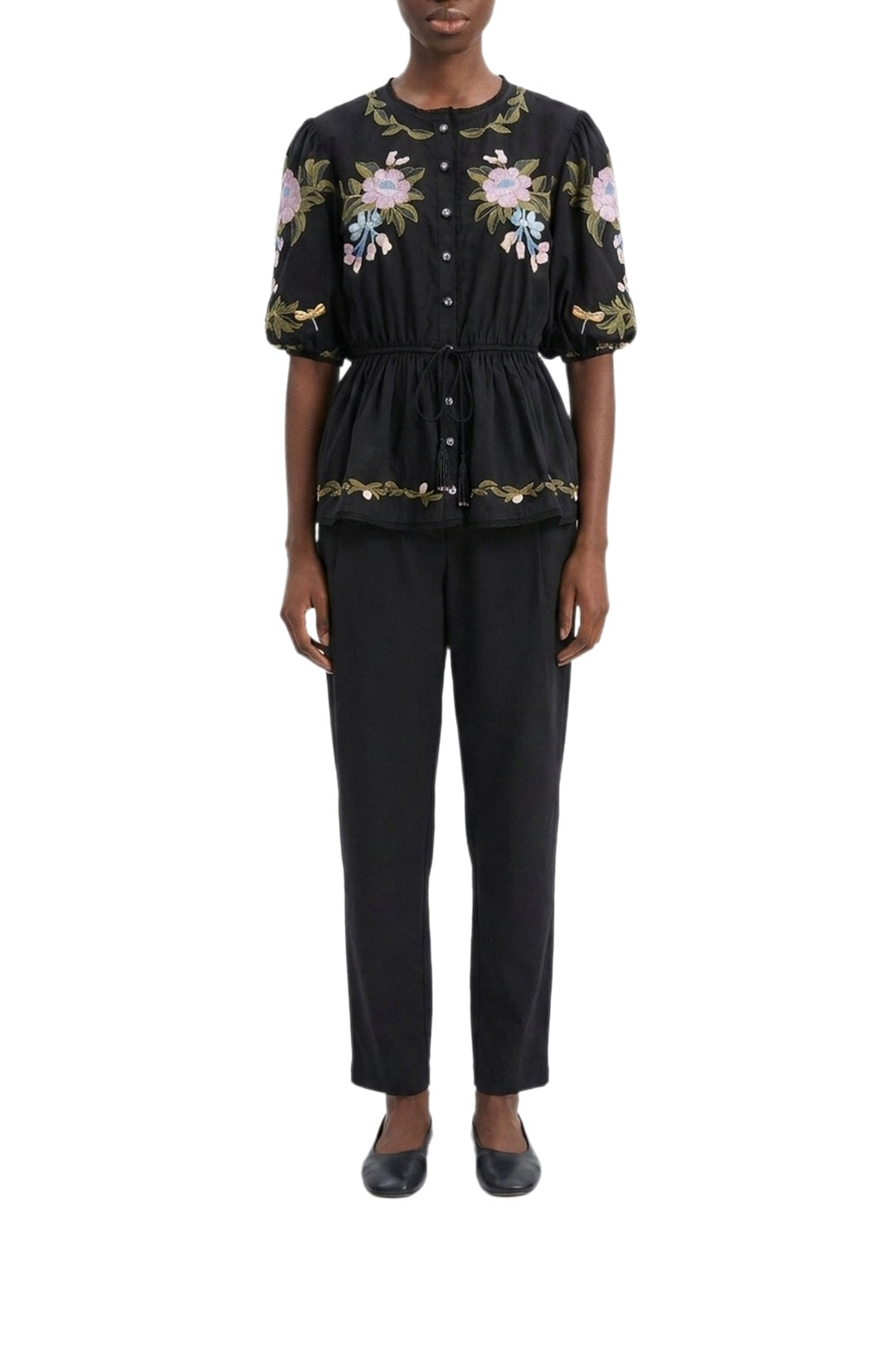 Chemise Winter Garden - Noir