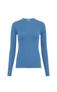 Sky / Pull Browning en cachemire et soie - Sky