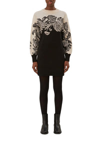 Surreal Garden Black Robe courte - Surreal Garden Black
