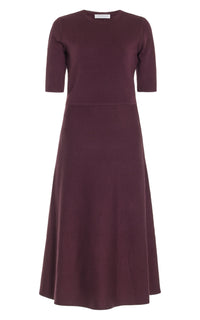 Bordeaux / Robe Seymore en laine - Bordeaux