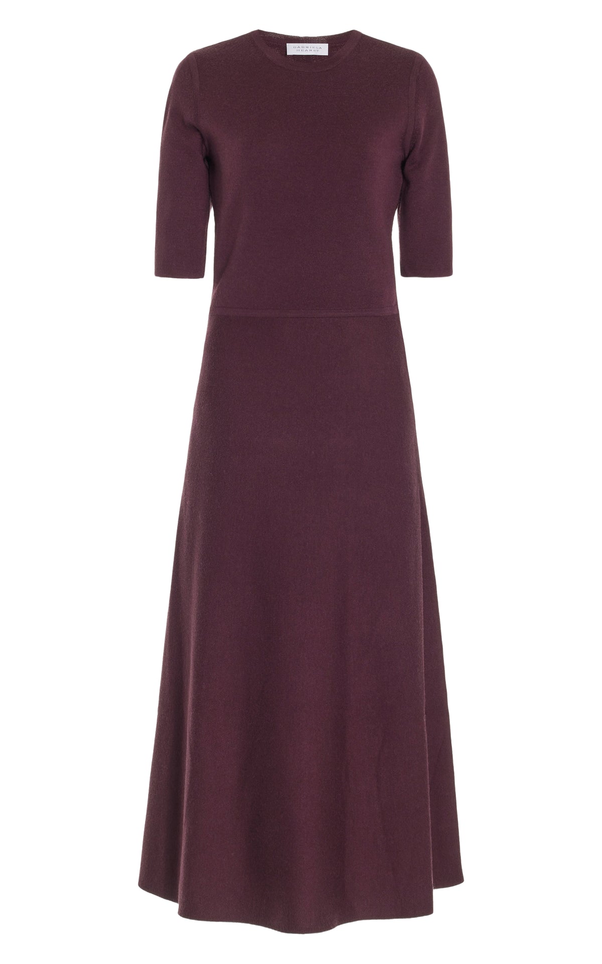 Seymore wool dress - Bordeaux