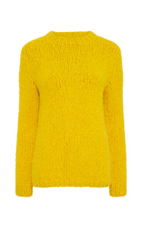 Lawrence Sweater en jaune de cadmium welfat cachemire fil