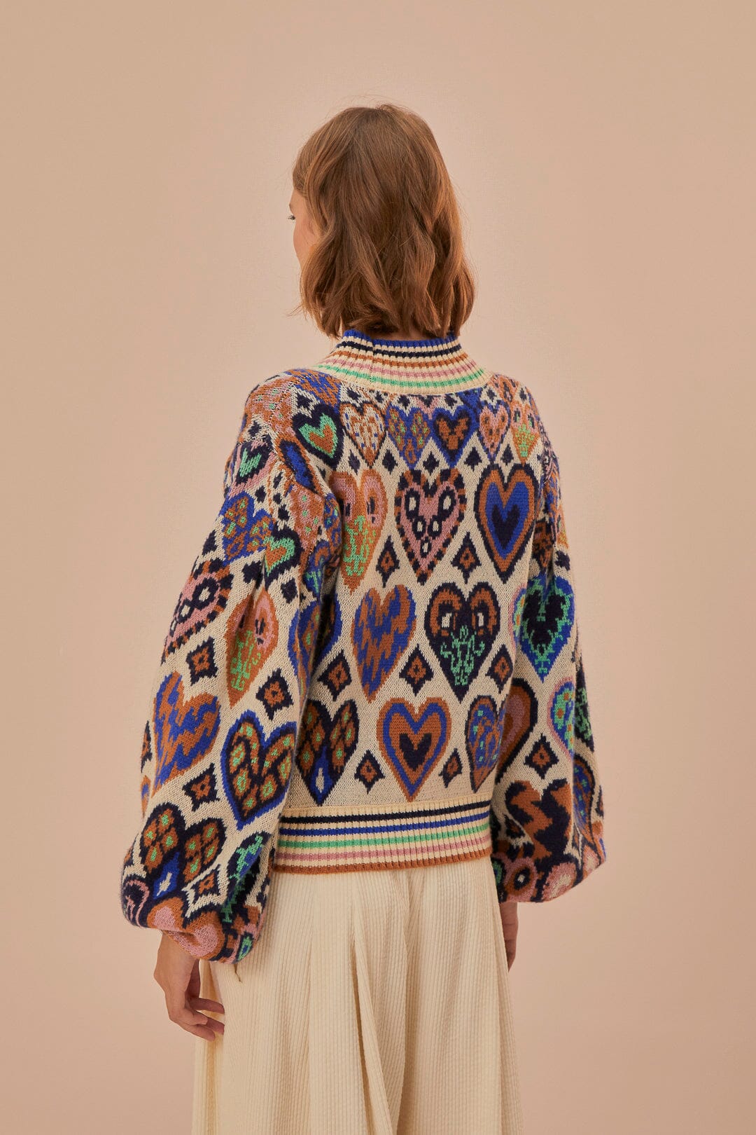 DJV_Hearts Cream Cardigans & Pulls - Hearts Cream