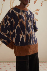 DJV_Leopard Skin Beige Cardigans & Pulls - Leopard Skin Beige