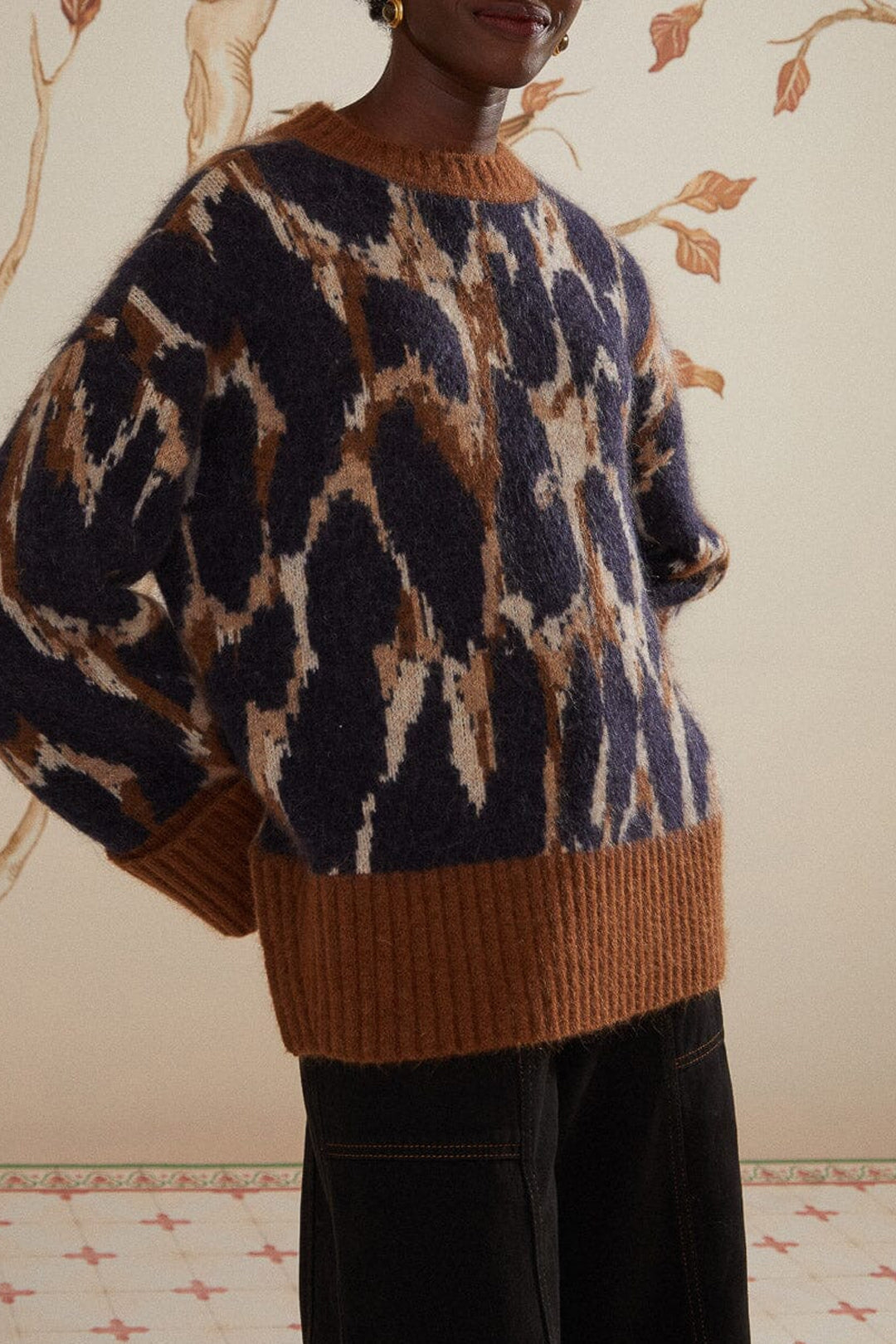 DJV_Leopard Skin Beige Cardigans & Pulls - Leopard Skin Beige