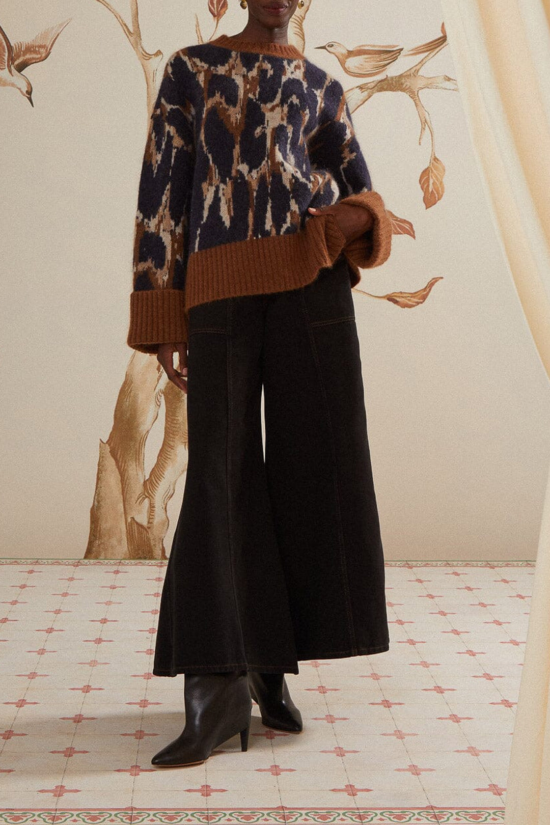 DJV_Leopard Skin Beige Cardigans & Pulls - Leopard Skin Beige