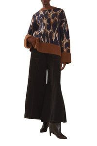 DJV_Leopard Skin Beige Cardigans & Pulls - Leopard Skin Beige
