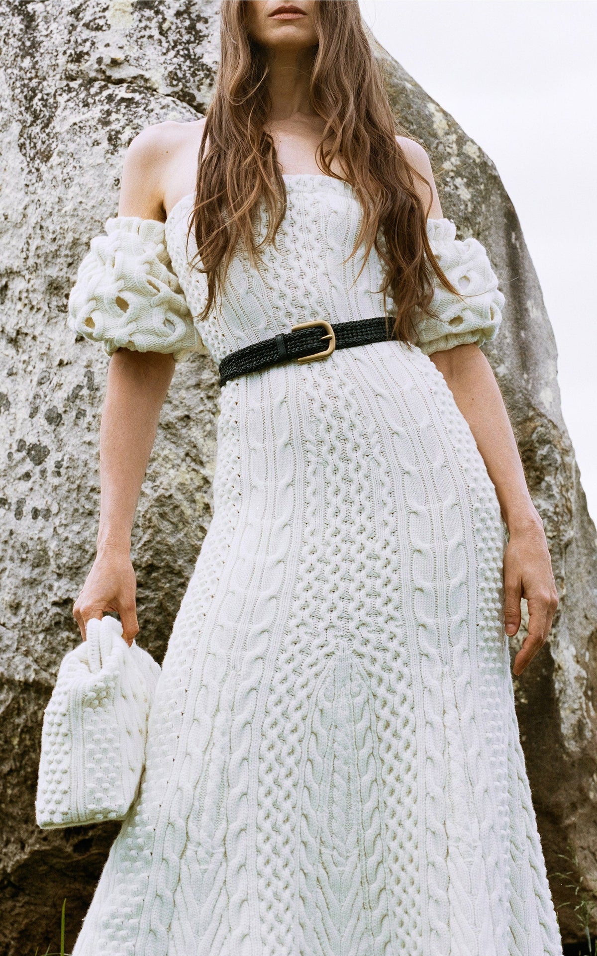 Ivory / Robe Alastor en laine et cachemire - Ivory