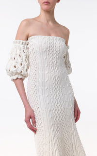 Alastor Dress en ivoire cash 30