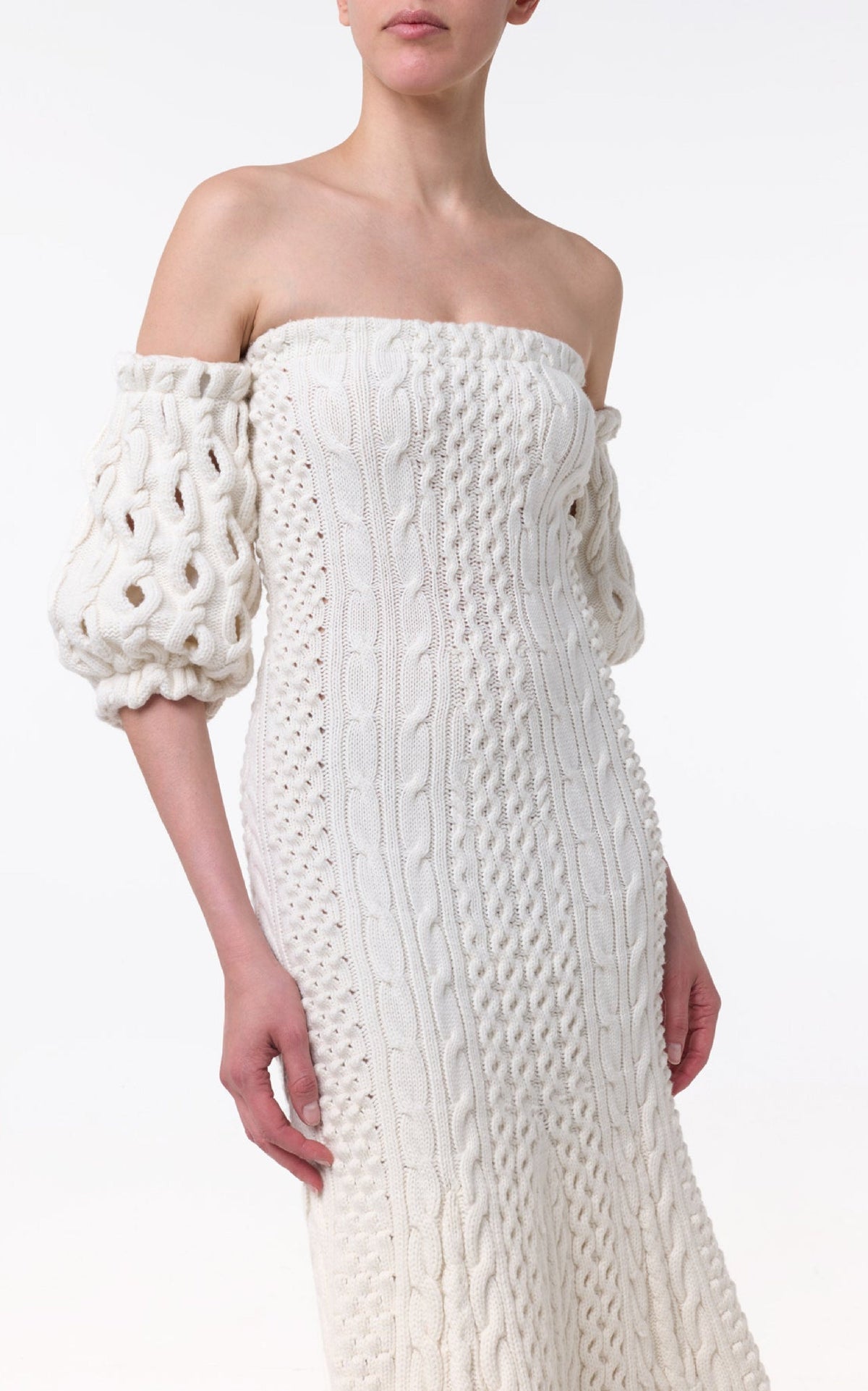 Alastor Dress en ivoire cash 30
