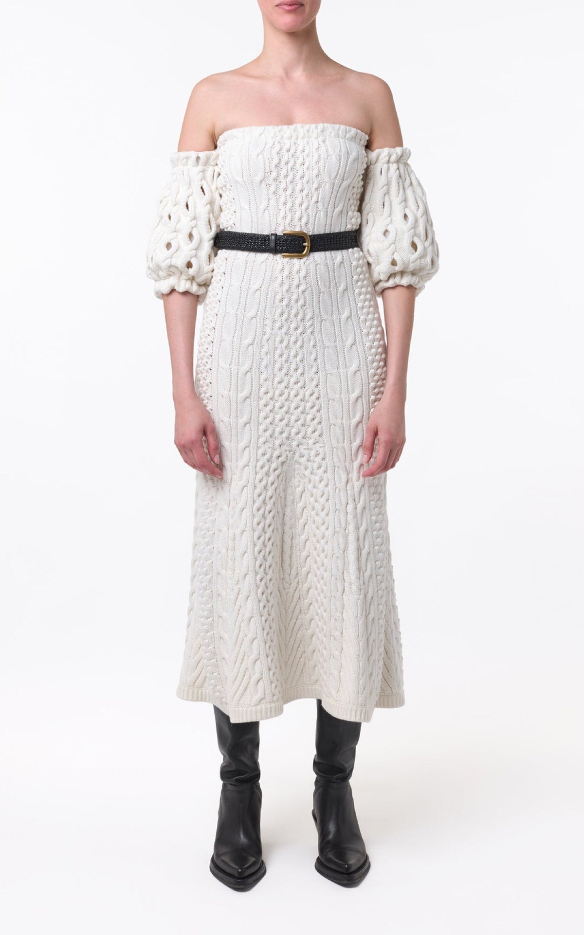 Alastor Dress en ivoire cash 30