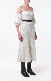 Alastor Dress en ivoire cash 30