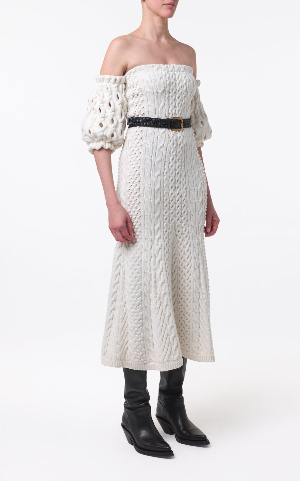 Alastor Dress en ivoire cash 30