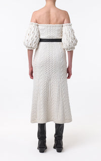 Alastor Dress en ivoire cash 30