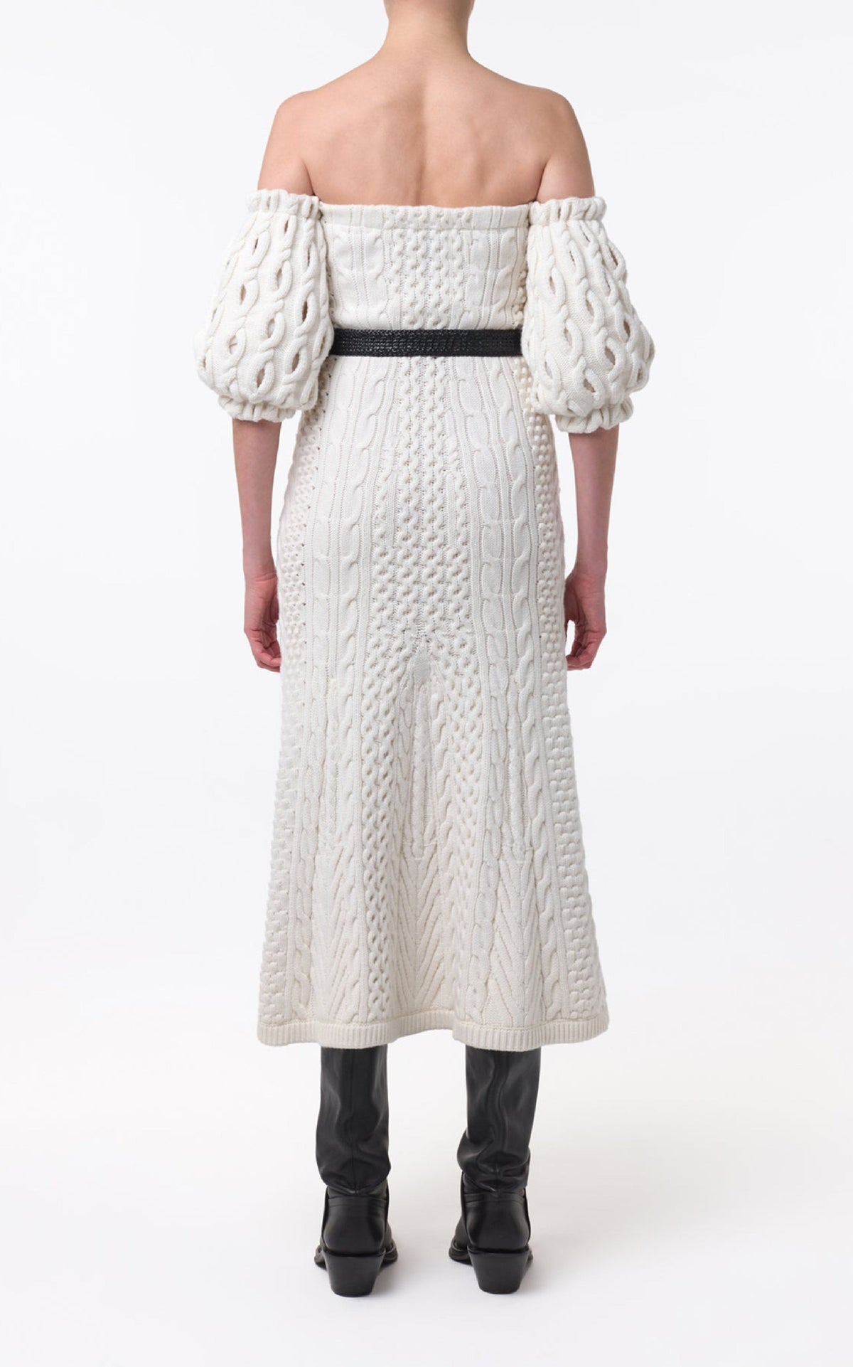 Alastor Dress en ivoire cash 30