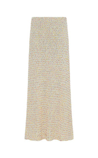 Ivory Multi / Jupe Pan en soie - Ivory Multi