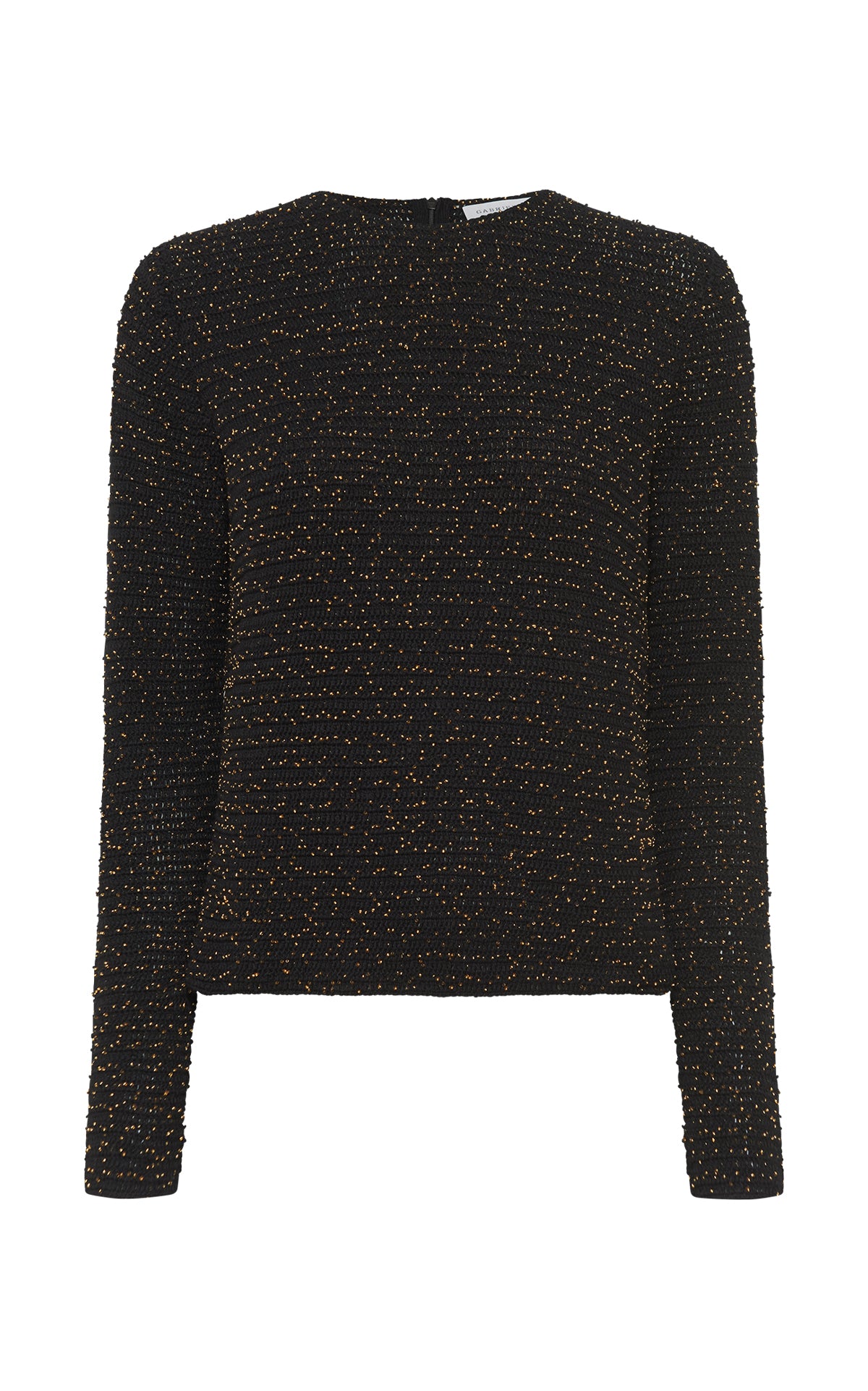 Black & Gold / Sweat Galene en soie - Black & Gold