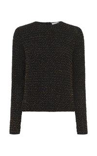 Black & Gold / Sweat Galene en soie - Black & Gold