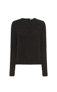 Black & Gold / Pull Galene en soie - Black & Gold