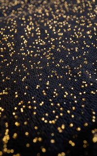 Black & Gold / Pull Galene en soie - Black & Gold