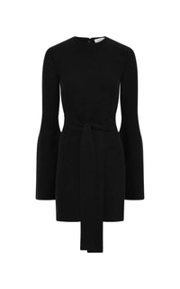 Black / Robe Tenas en laine et cachemire - Black