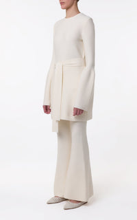 Ivory / Robe Tenas en laine - Ivory