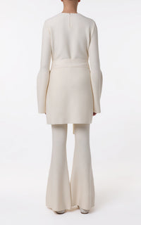 Ivory / Robe Tenas en laine - Ivory