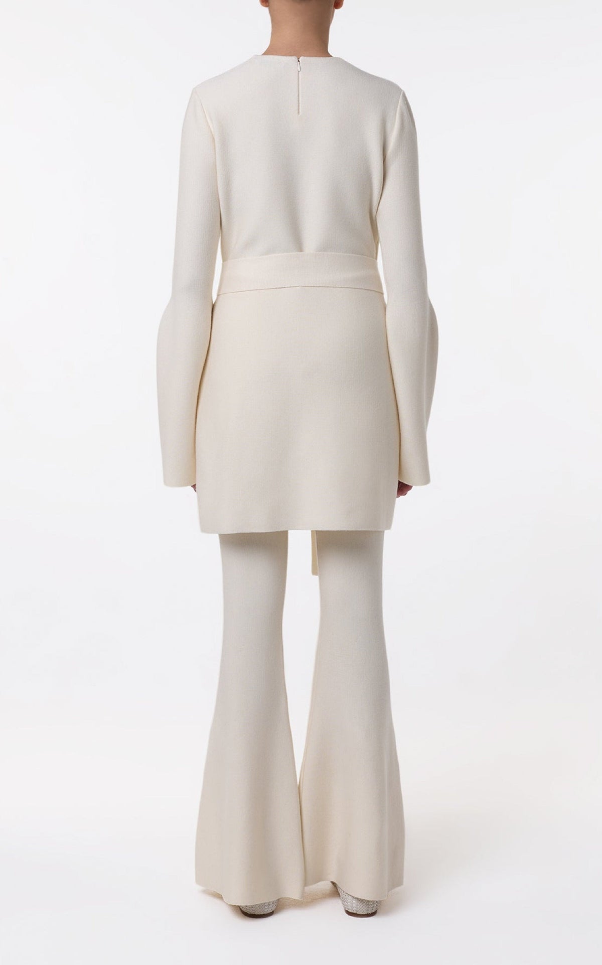 Ivory / Robe Tenas en laine - Ivory