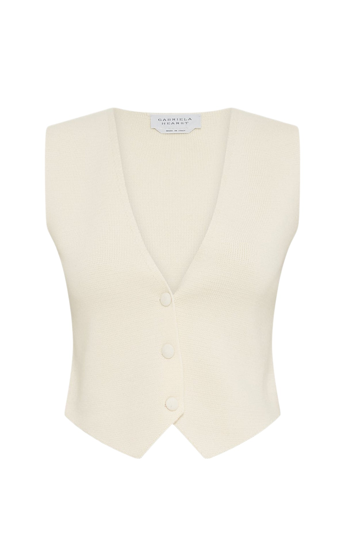 Ivory / Gilet Styx en laine - Ivory