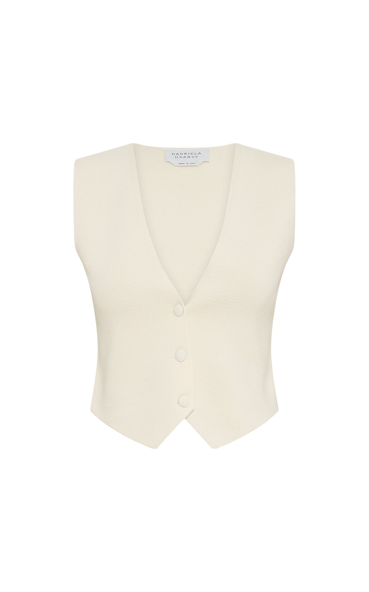Ivory / Gilet Styx en laine - Ivory