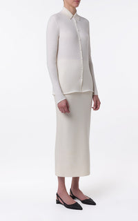 Ivory / Jupe Circe en laine - Ivory
