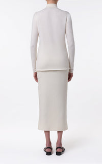 Ivory / Jupe Circe en laine - Ivory