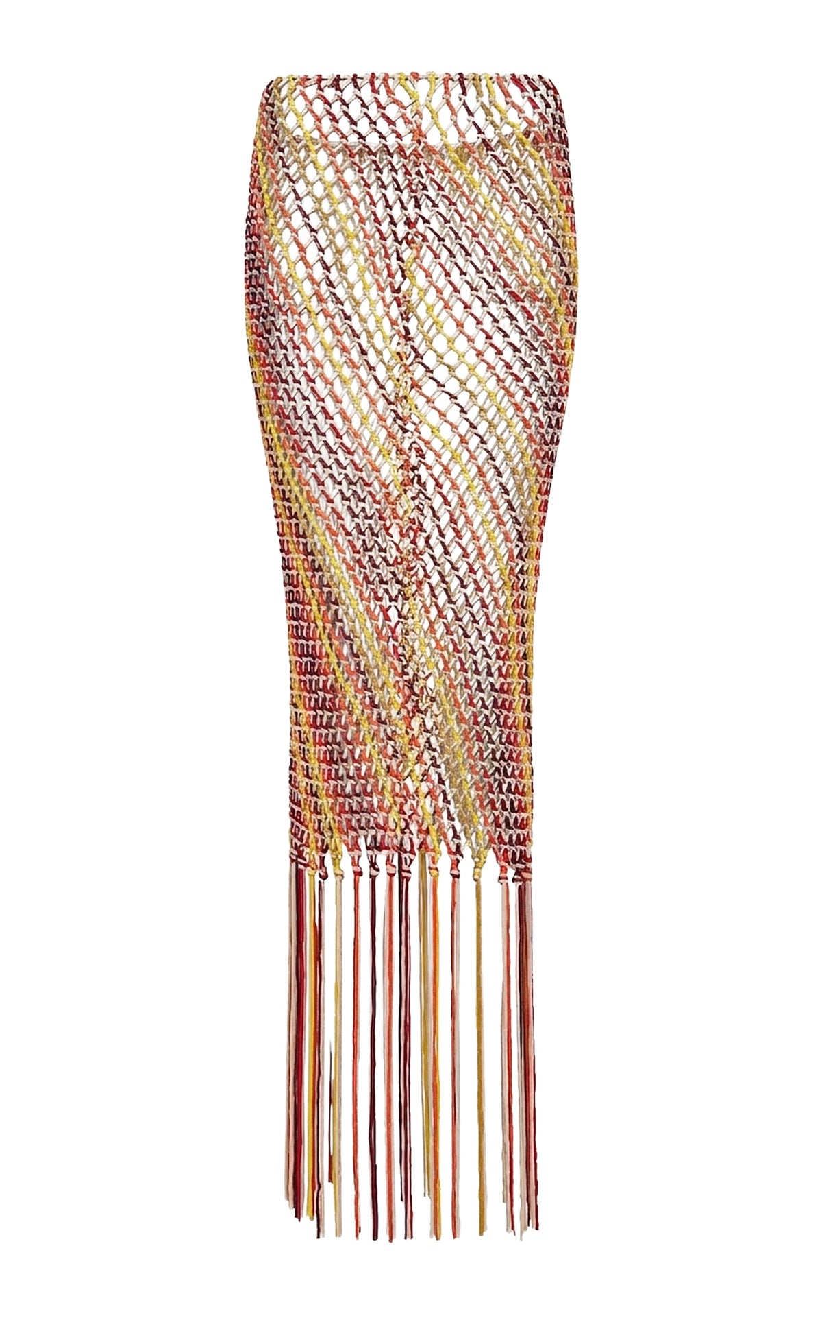 Lycos Skirt en multicolore soie tape fil