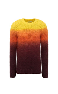 Dip Dye Sunrise / Pull Pallas en cachemire - Dip Dye Sunrise