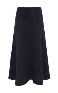 Dip Dye Sky Blue / Jupe Perses en cachemire - Dip Dye Sky Blue