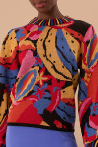 MEDIA OFF LINE_Pull Fruitelicious en maille - Multicolore