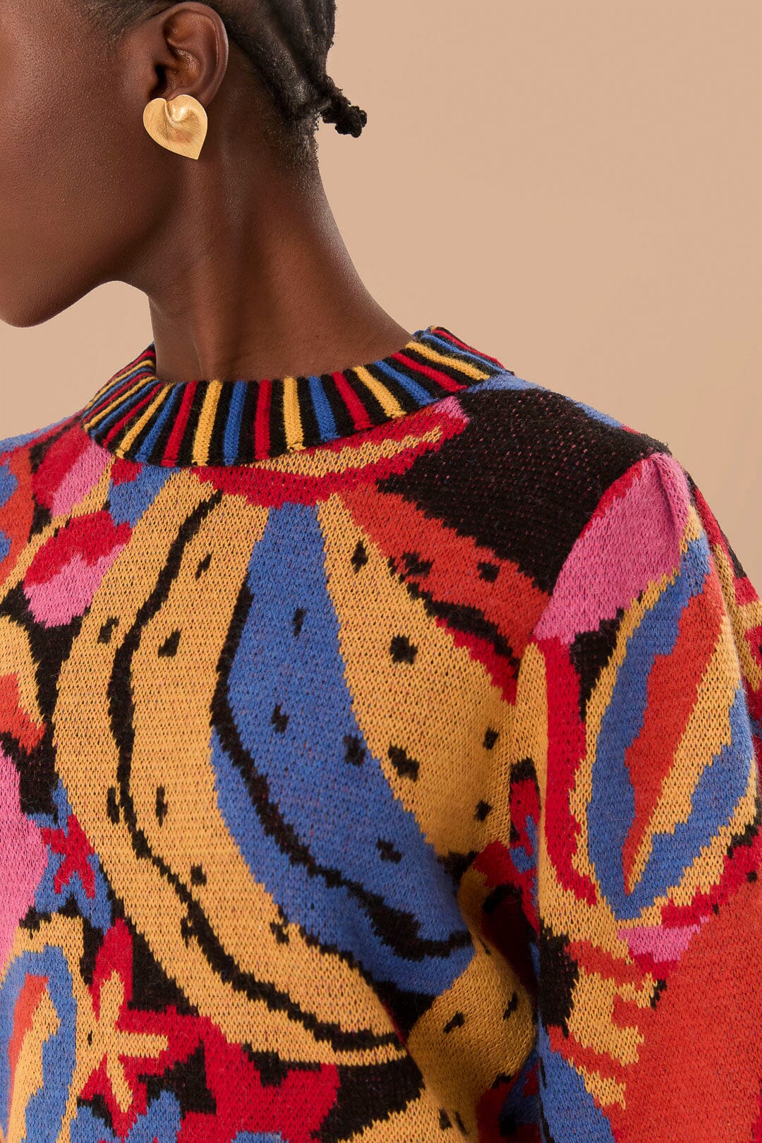 MEDIA OFF LINE_Pull Fruitelicious en maille - Multicolore