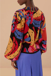 MEDIA OFF LINE_Pull Fruitelicious en maille - Multicolore