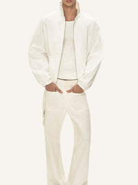 Bomber brodé - Heritage White