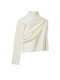 PRIX MARQUE : 180 / TOP ASYMÉTRIQUE EN SATIN