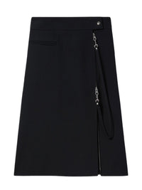 PRIX MARQUE : 150 / JUPE ZIPPÉE EN LAINE