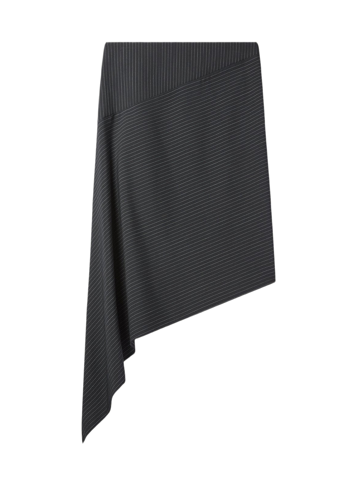 PRIX MARQUE : 190 / JUPE ASYMÉTRIQUE RAYÉE
