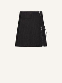 PRIX MARQUE : 190 / JUPE ZIPPÉE EN DENTELLE