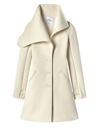 Manteau Héritage en laine - Heritage White