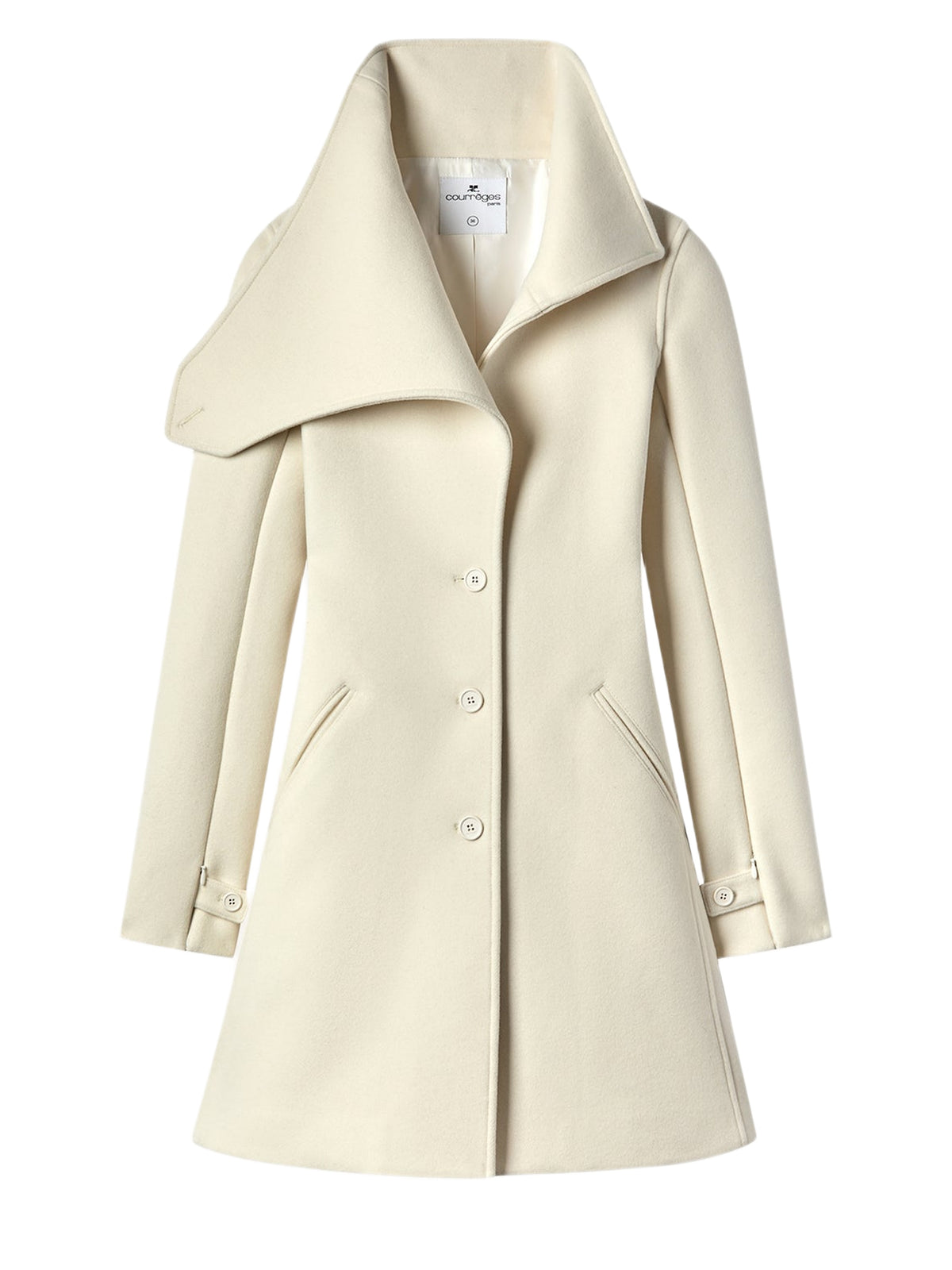 Manteau Héritage en laine - Heritage White