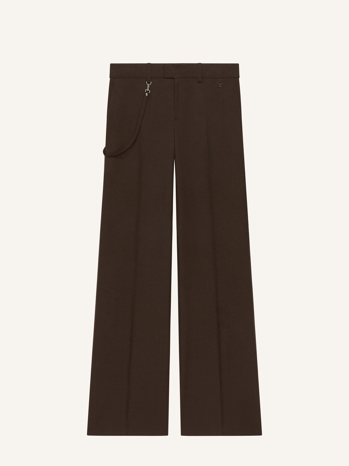 PRIX MARQUE : 150 / PANTALON BOOTCUT EN TWILL